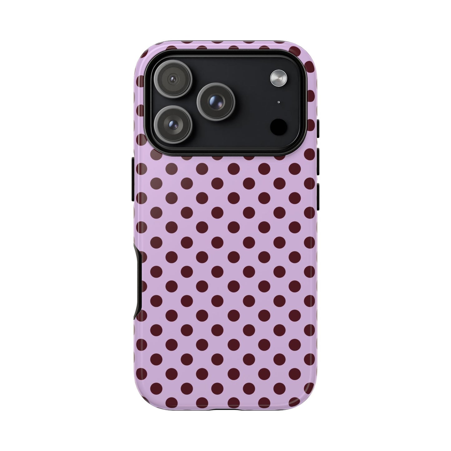 Purple Polka Dot Tough Phone Case - SmartHomeGoodies