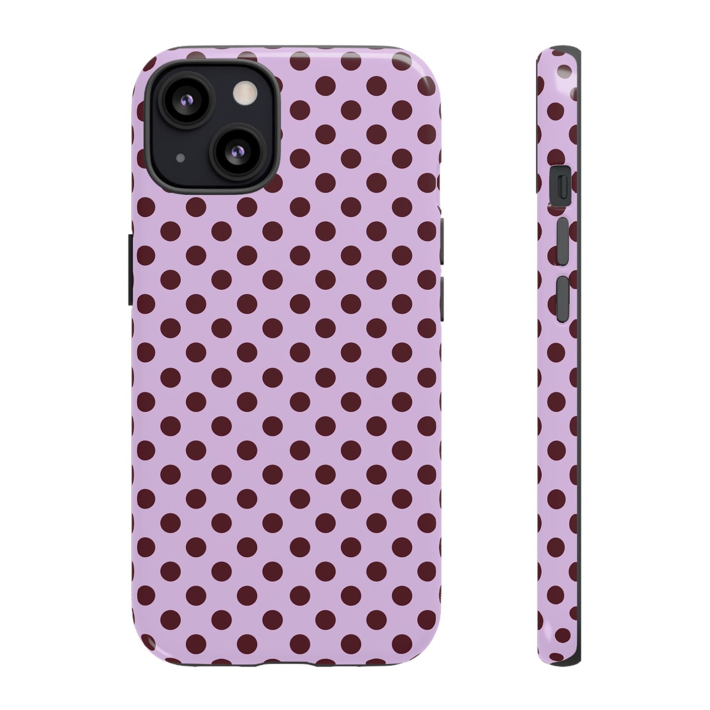 Purple Polka Dot Tough Phone Case - SmartHomeGoodies