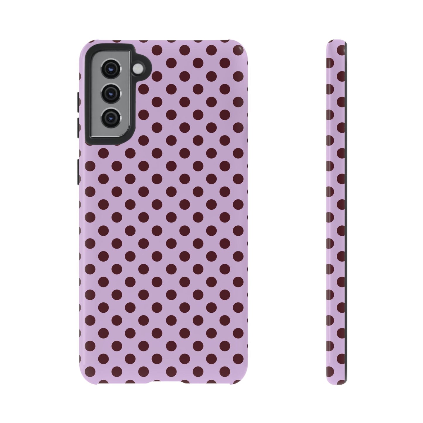 Purple Polka Dot Tough Phone Case - SmartHomeGoodies