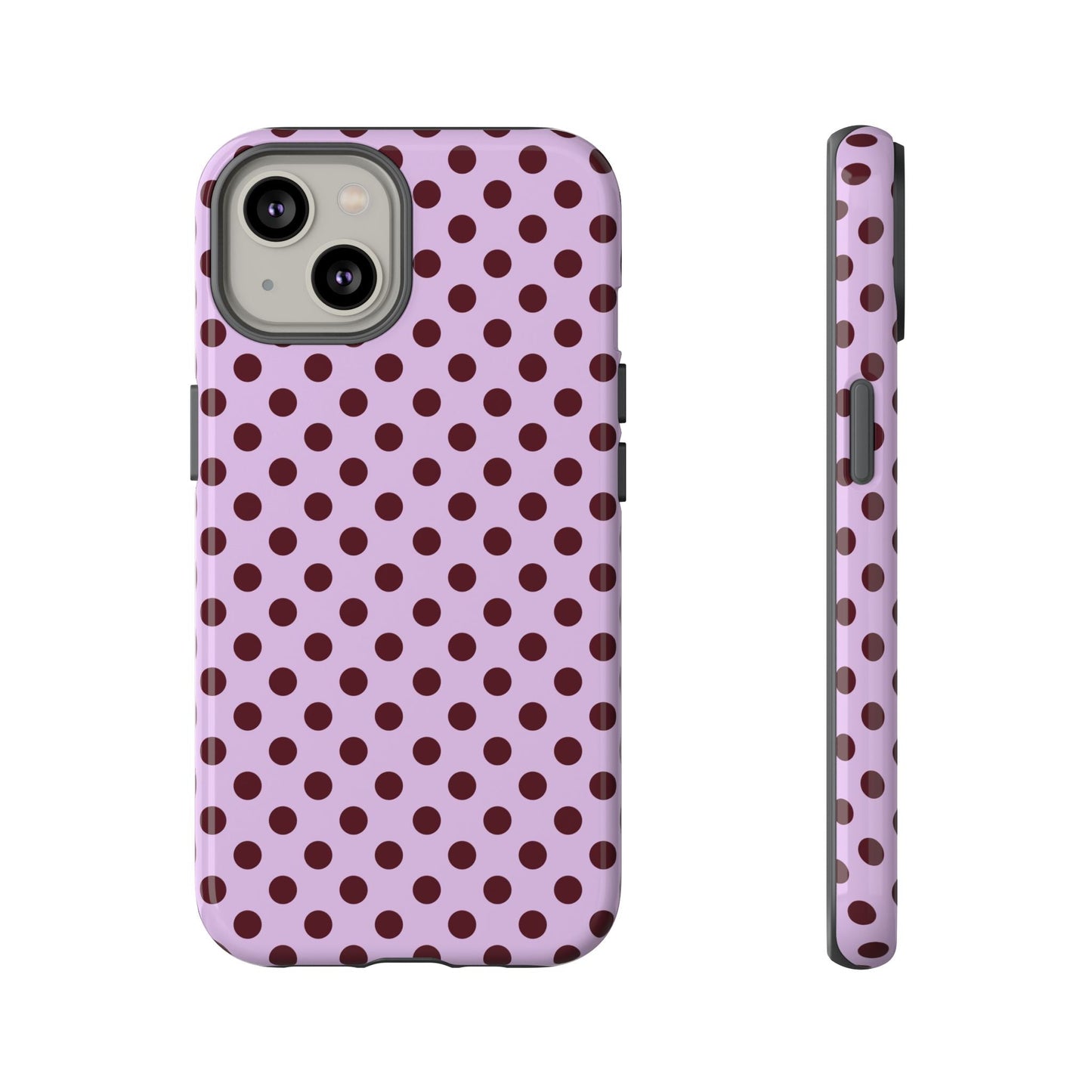 Purple Polka Dot Tough Phone Case - SmartHomeGoodies