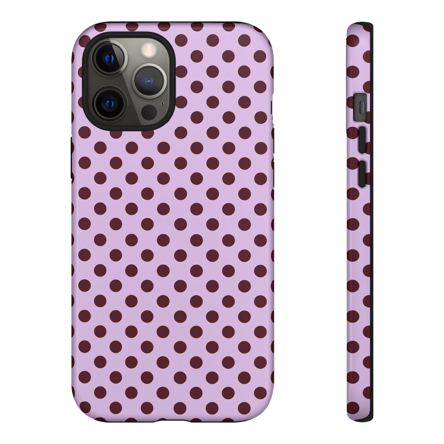 Purple Polka Dot Tough Phone Case - SmartHomeGoodies