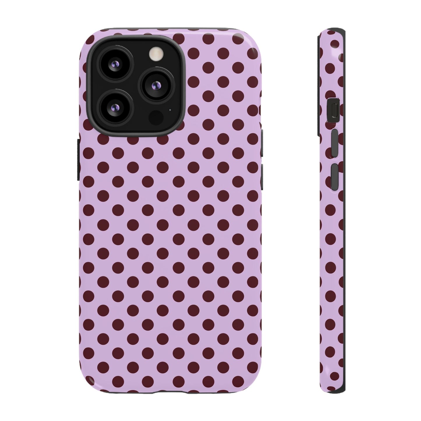 Purple Polka Dot Tough Phone Case - SmartHomeGoodies