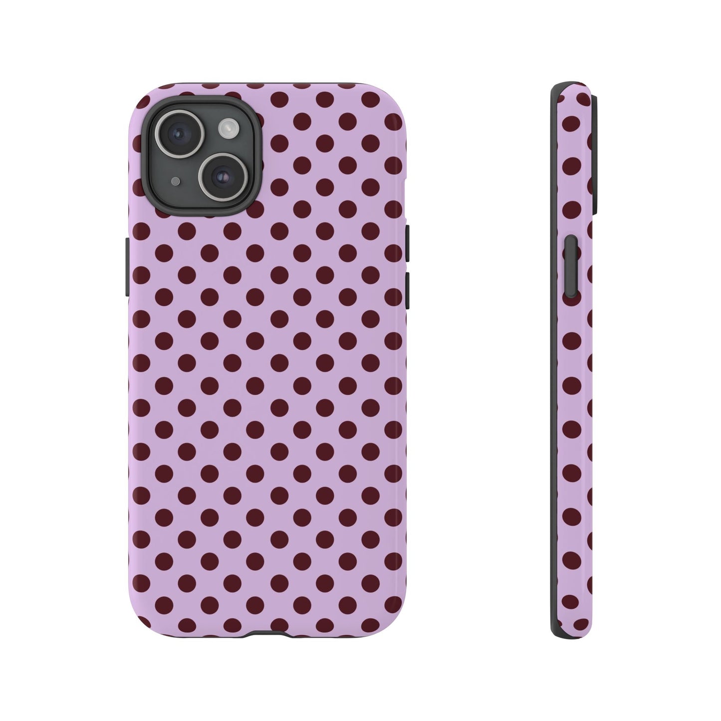 Purple Polka Dot Tough Phone Case - SmartHomeGoodies