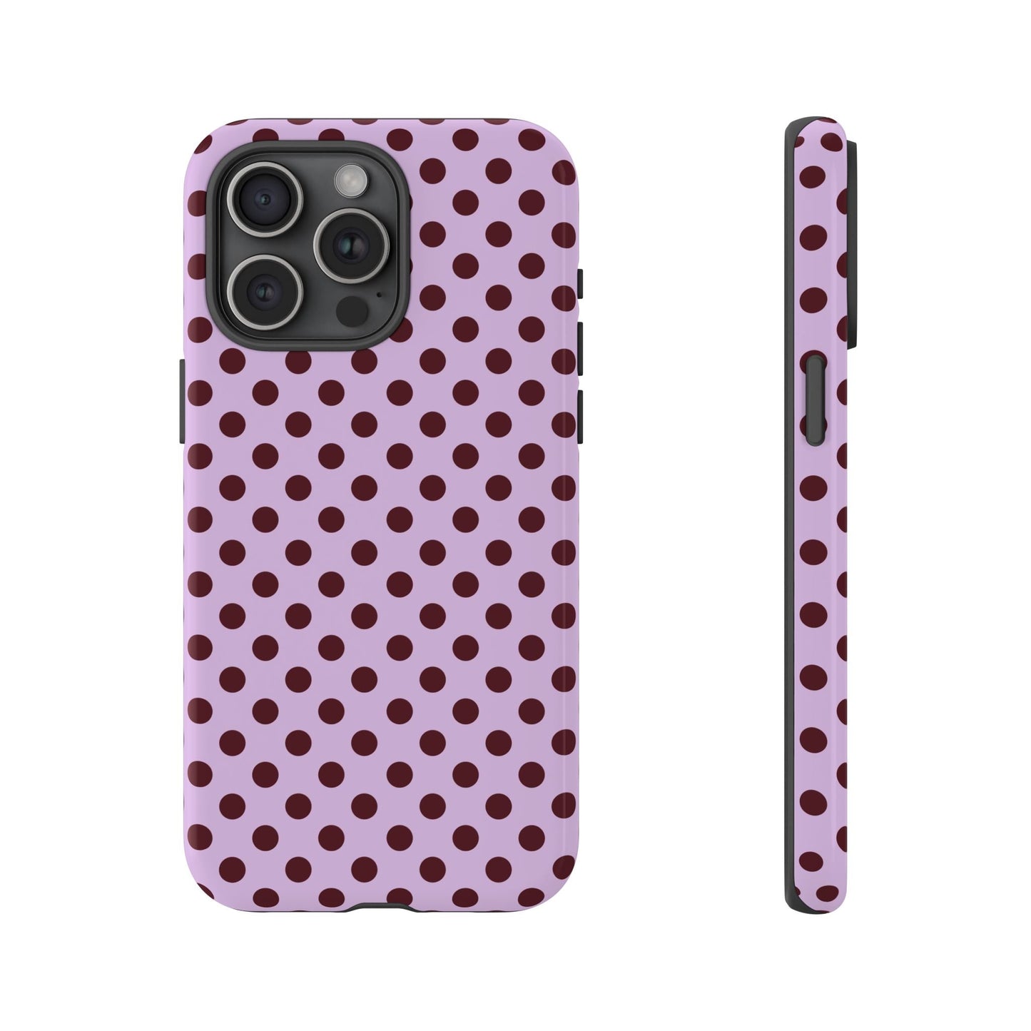 Purple Polka Dot Tough Phone Case - SmartHomeGoodies