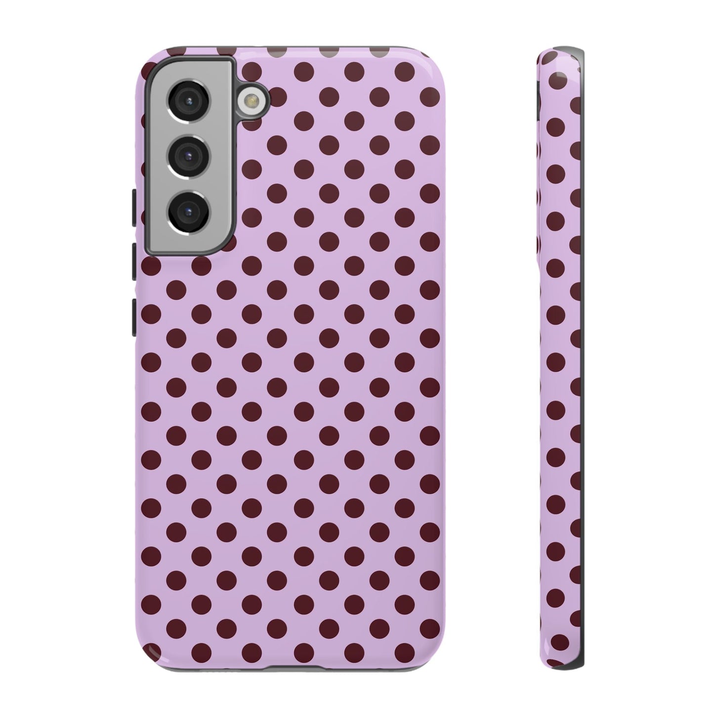 Purple Polka Dot Tough Phone Case - SmartHomeGoodies
