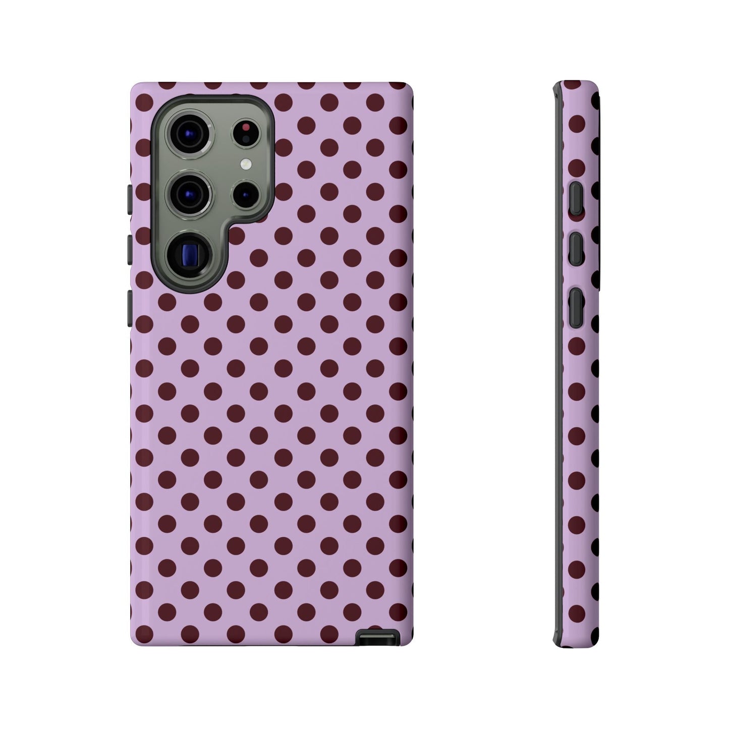 Purple Polka Dot Tough Phone Case - SmartHomeGoodies