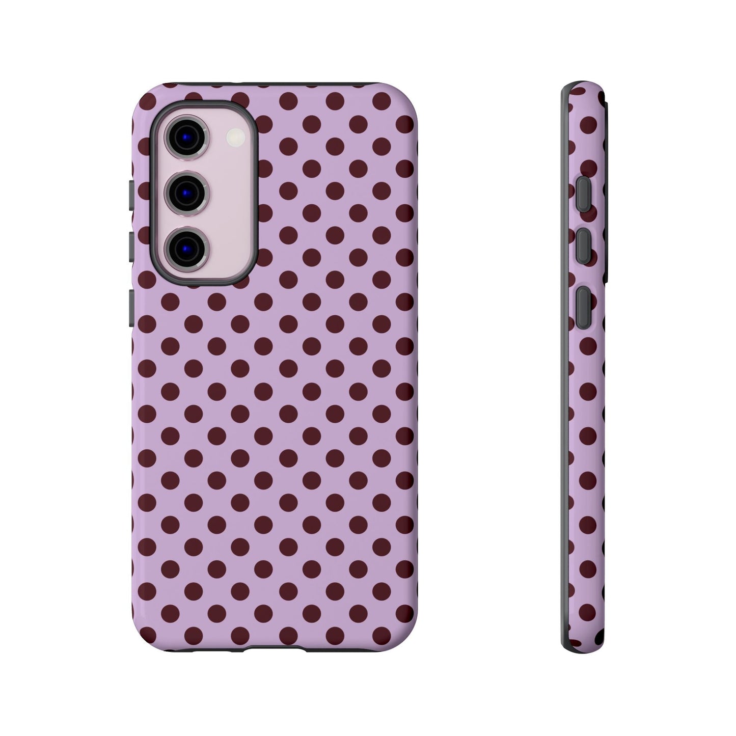Purple Polka Dot Tough Phone Case - SmartHomeGoodies