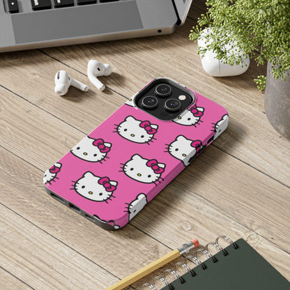 Purrfectly Pink Cats Tough iPhone Cases - SmartHomeGoodies