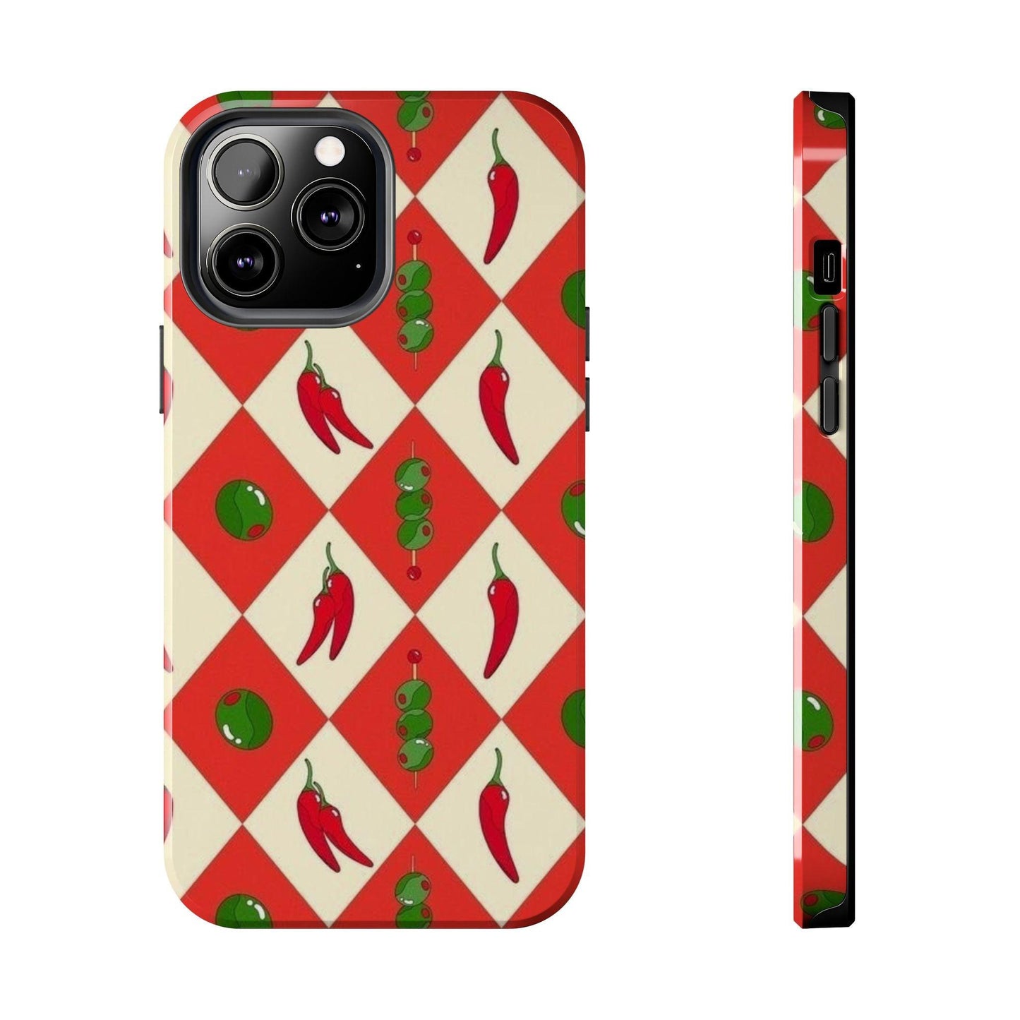 Red Chillies and Olives iPhone Cases - SmartHomeGoodies