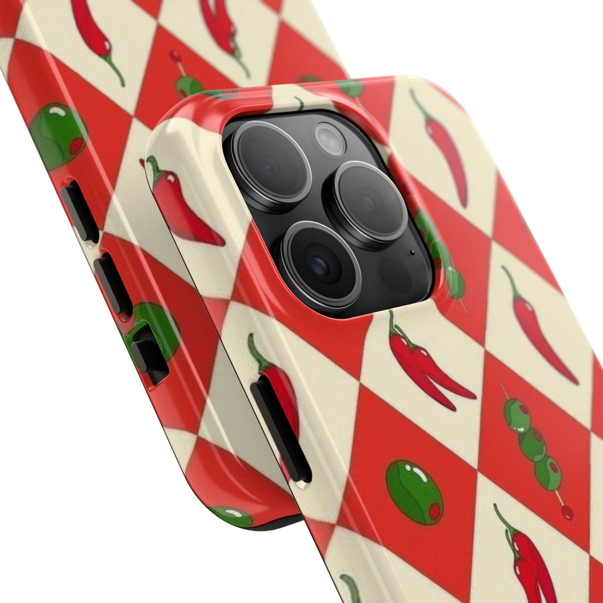 Red Chillies and Olives iPhone Cases - SmartHomeGoodies