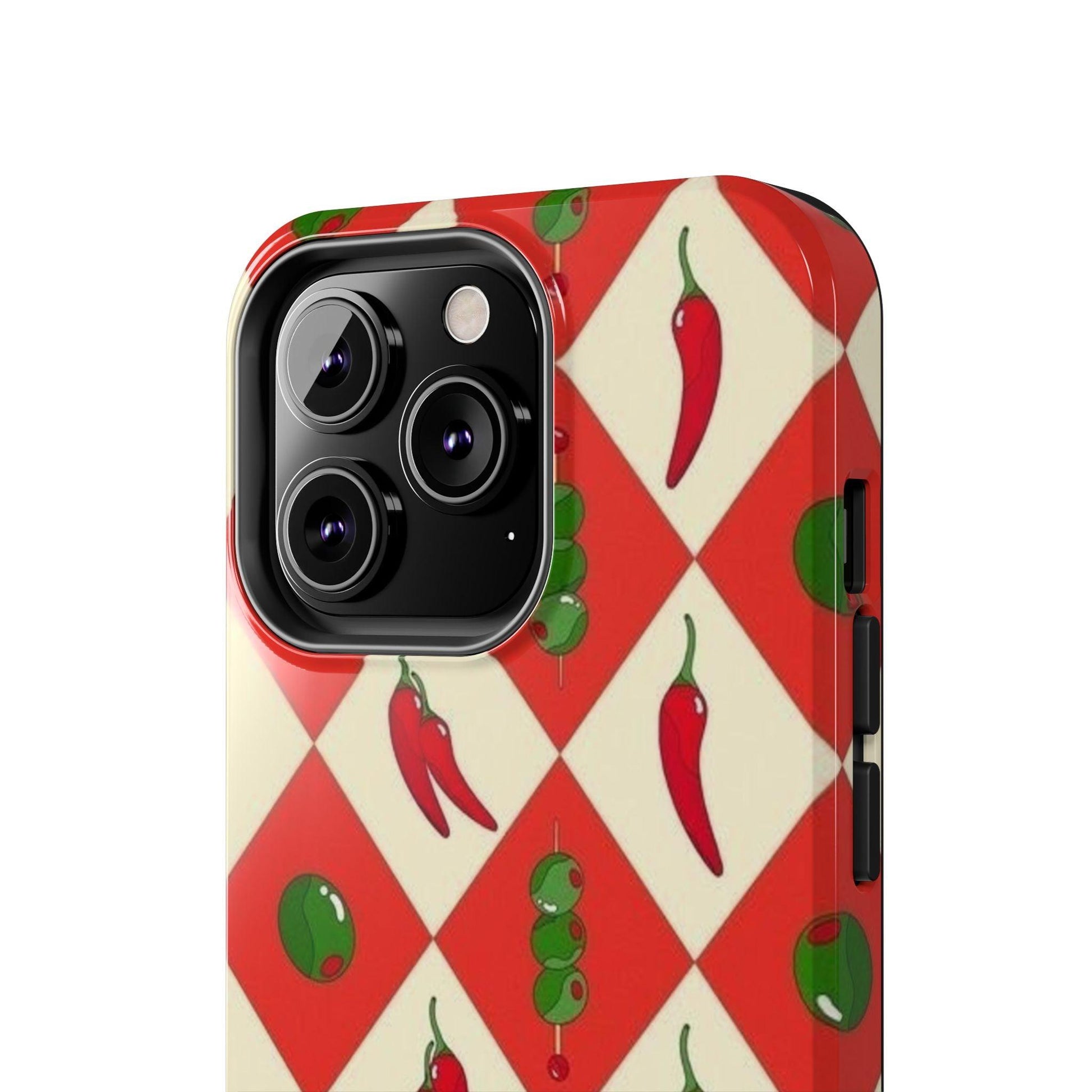 Red Chillies and Olives iPhone Cases - SmartHomeGoodies
