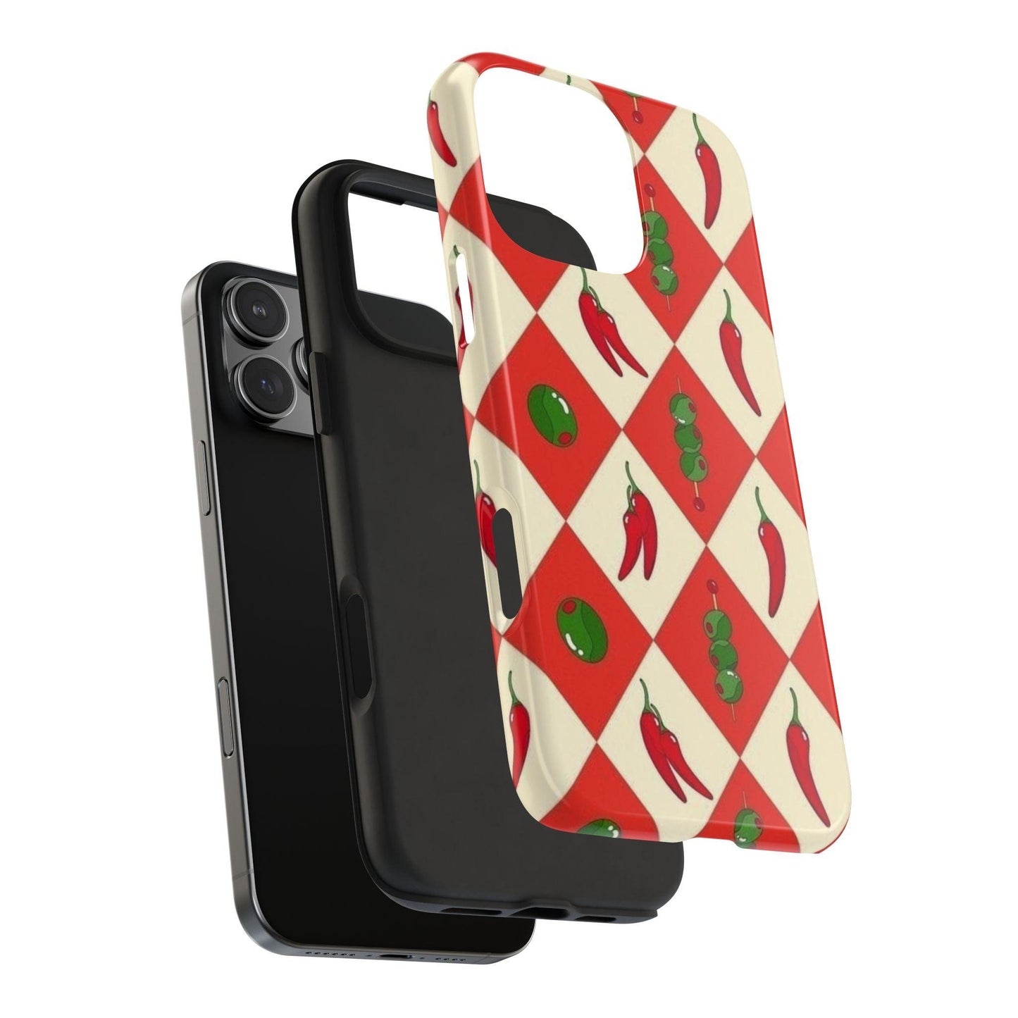 Red Chillies and Olives iPhone Cases - SmartHomeGoodies