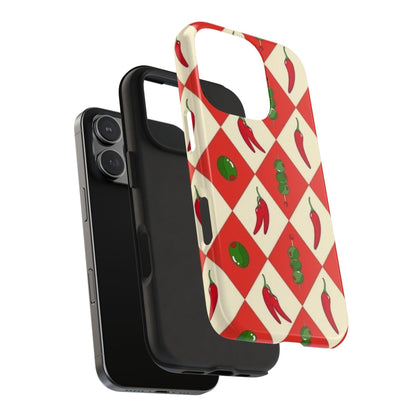 Red Chillies and Olives iPhone Cases - SmartHomeGoodies