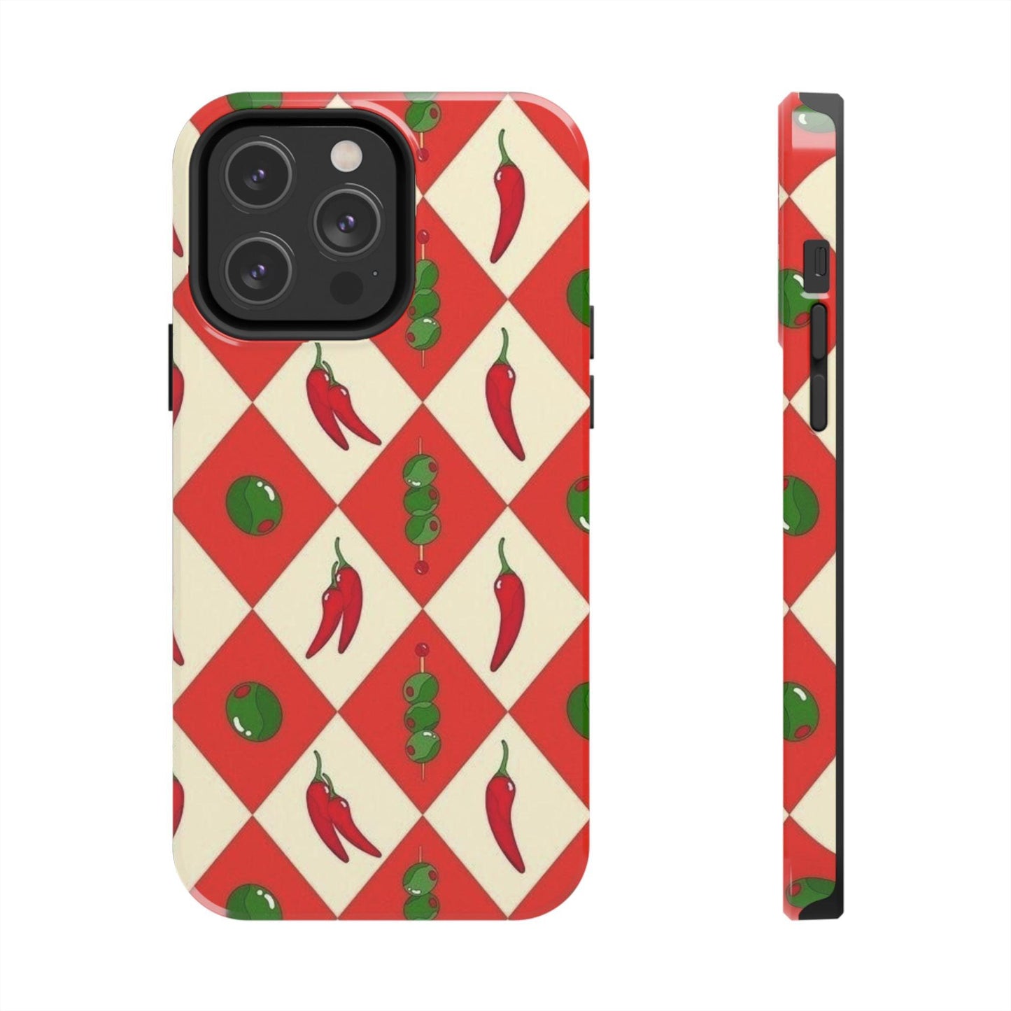 Red Chillies and Olives iPhone Cases - SmartHomeGoodies