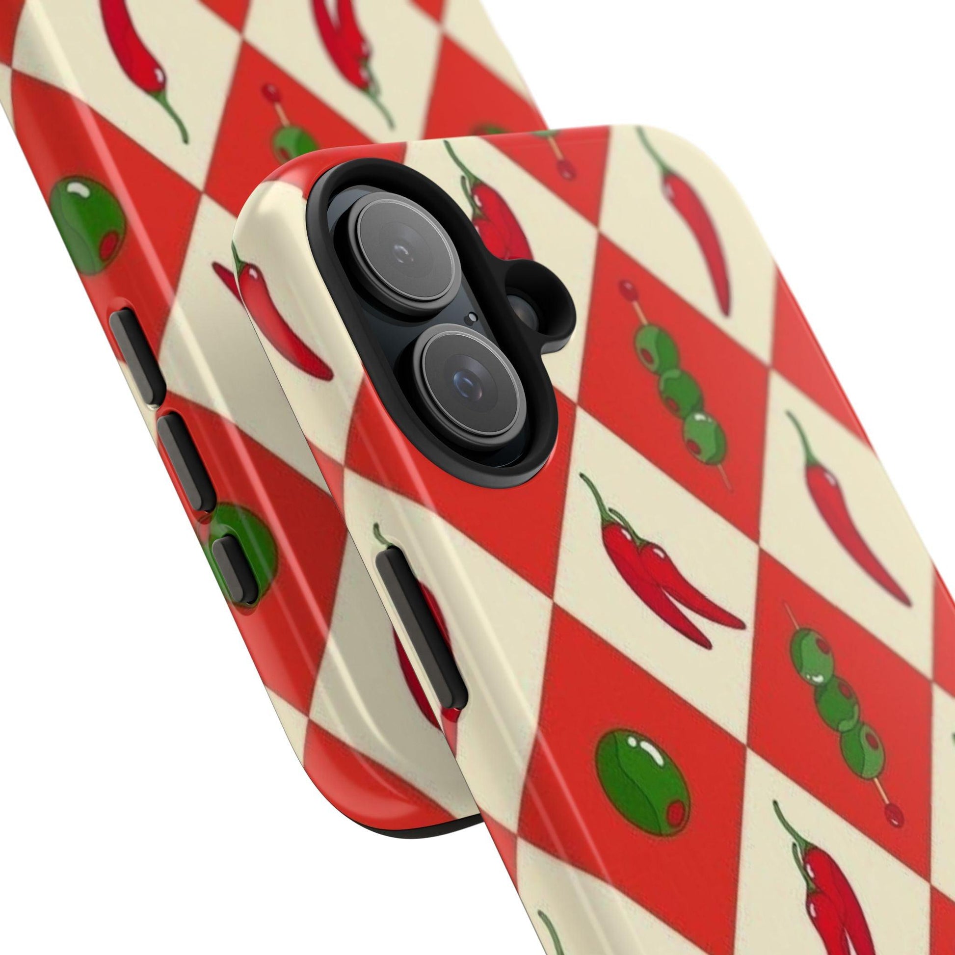 Red Chillies and Olives iPhone Cases - SmartHomeGoodies