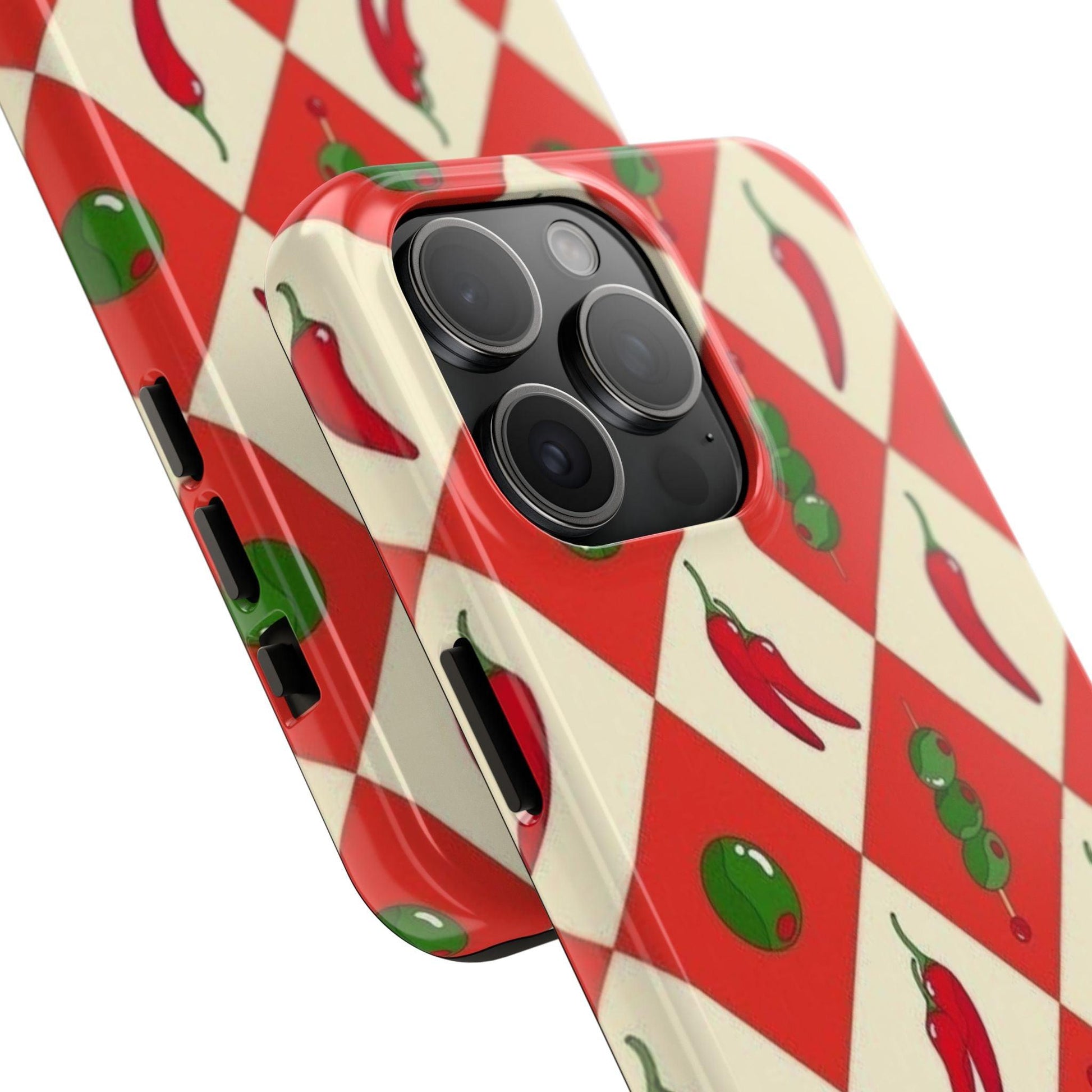 Red Chillies and Olives iPhone Cases - SmartHomeGoodies