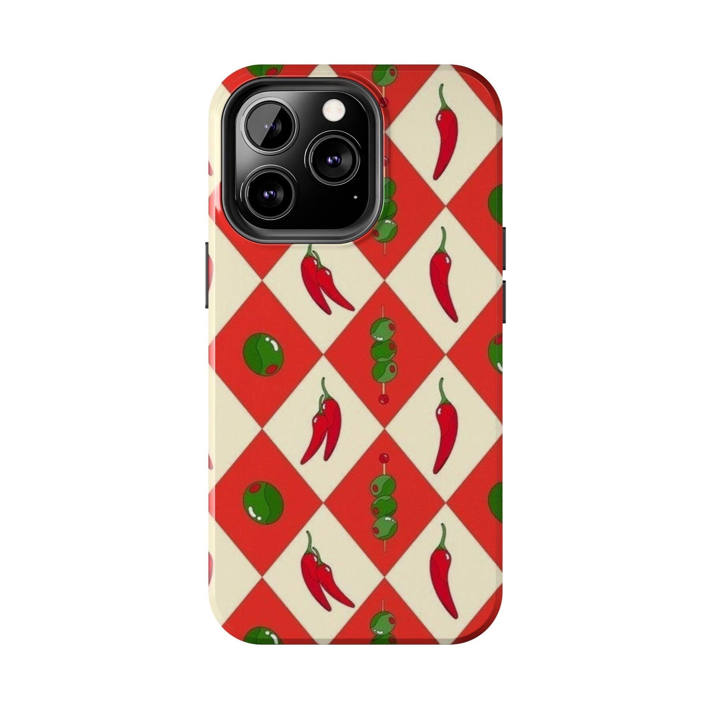Red Chillies and Olives iPhone Cases - SmartHomeGoodies