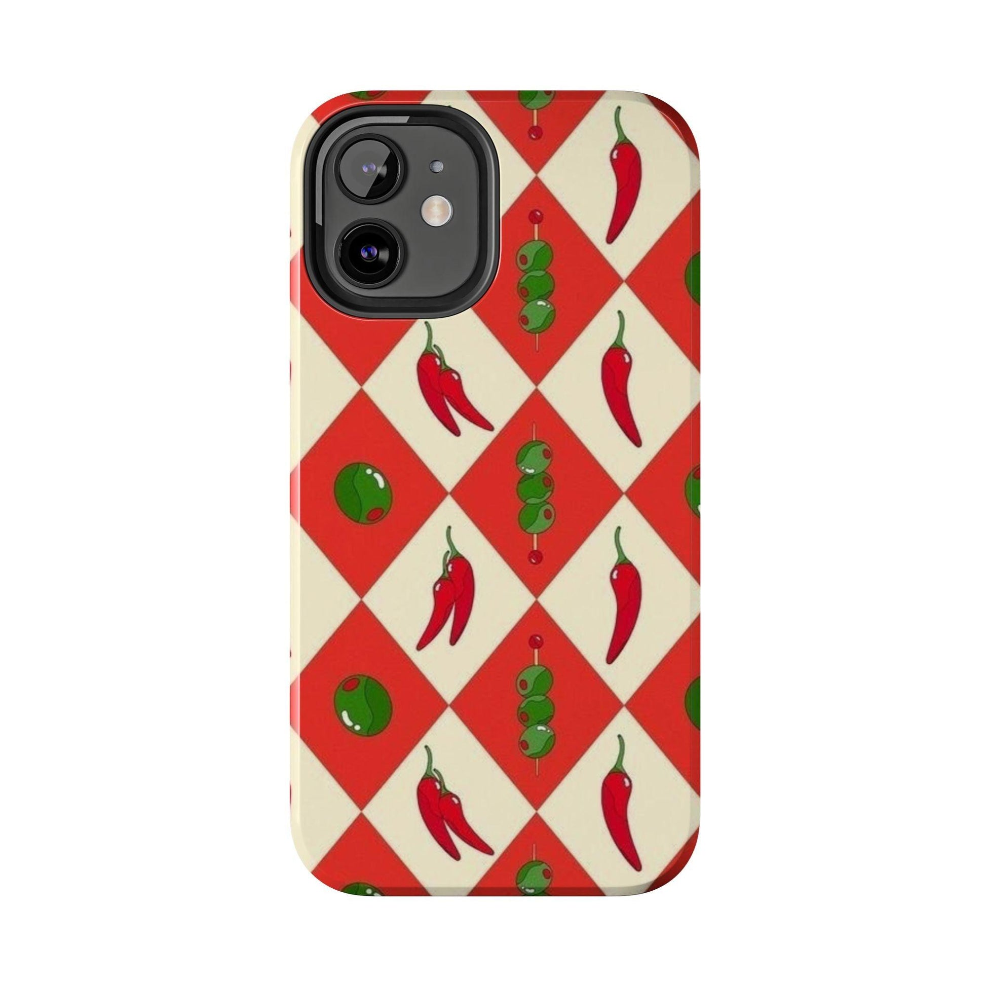 Red Chillies and Olives iPhone Cases - SmartHomeGoodies