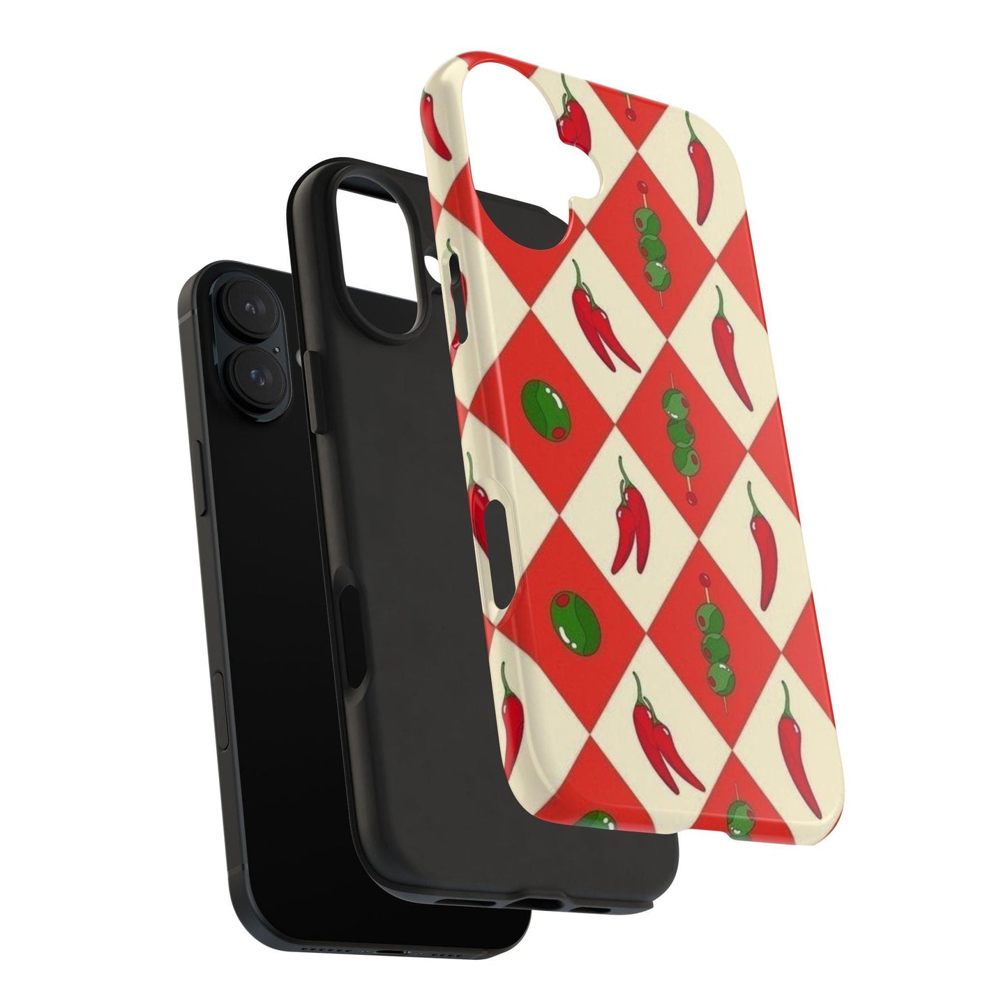Red Chillies and Olives iPhone Cases - SmartHomeGoodies