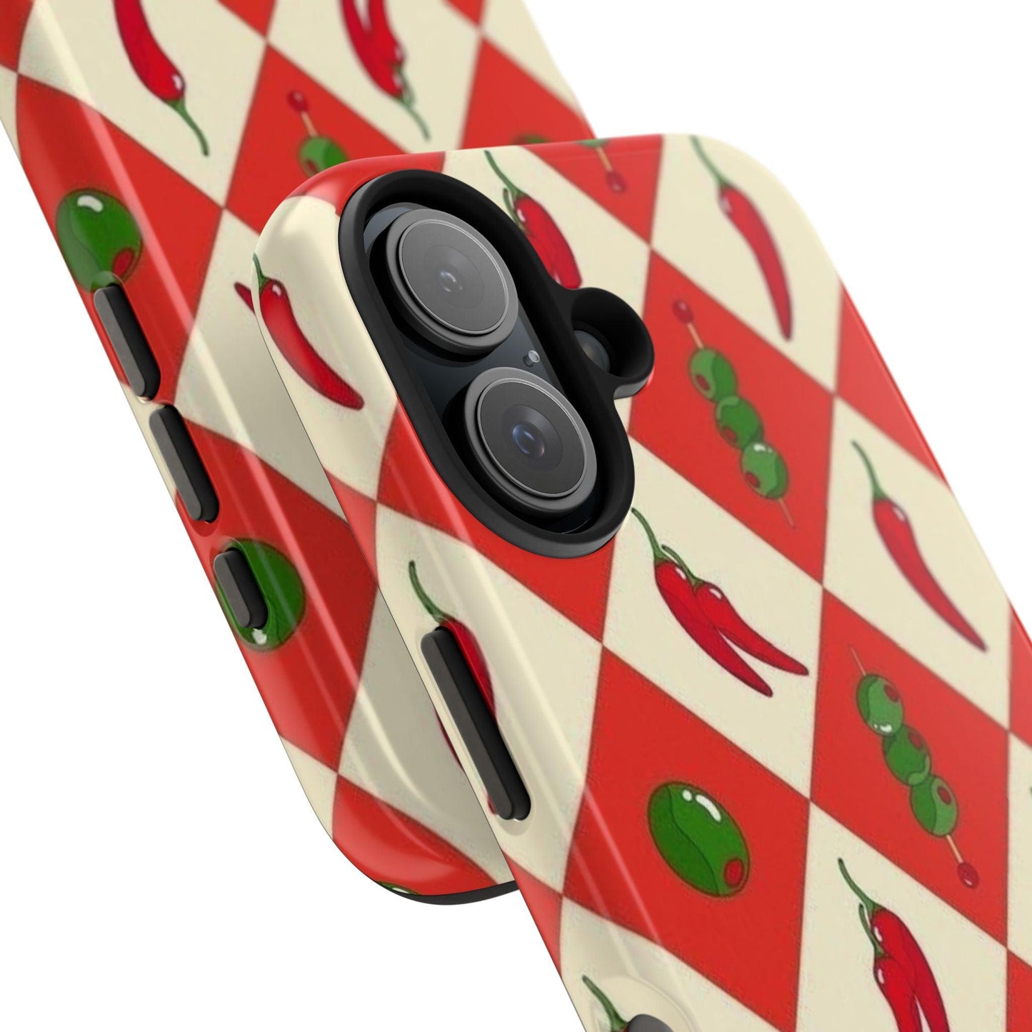 Red Chillies and Olives iPhone Cases - SmartHomeGoodies