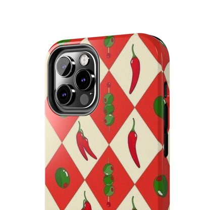 Red Chillies and Olives iPhone Cases - SmartHomeGoodies