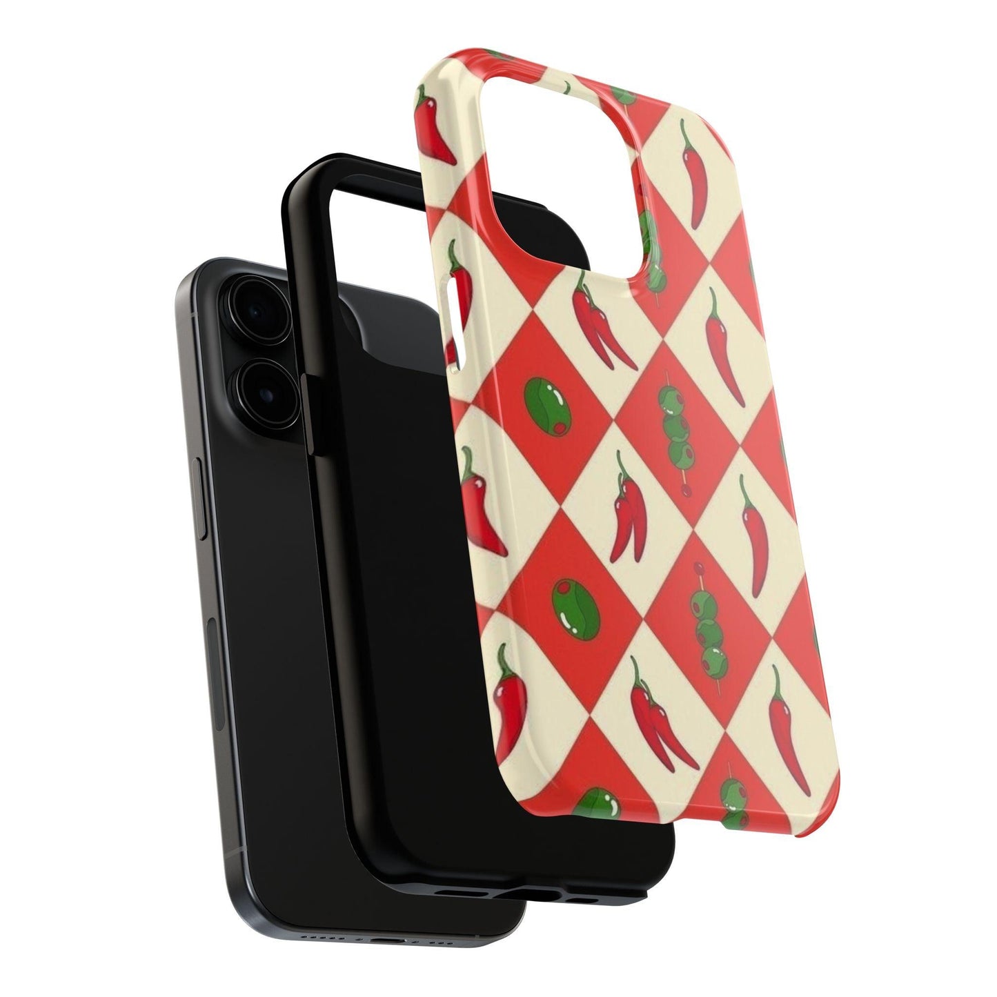 Red Chillies and Olives iPhone Cases - SmartHomeGoodies