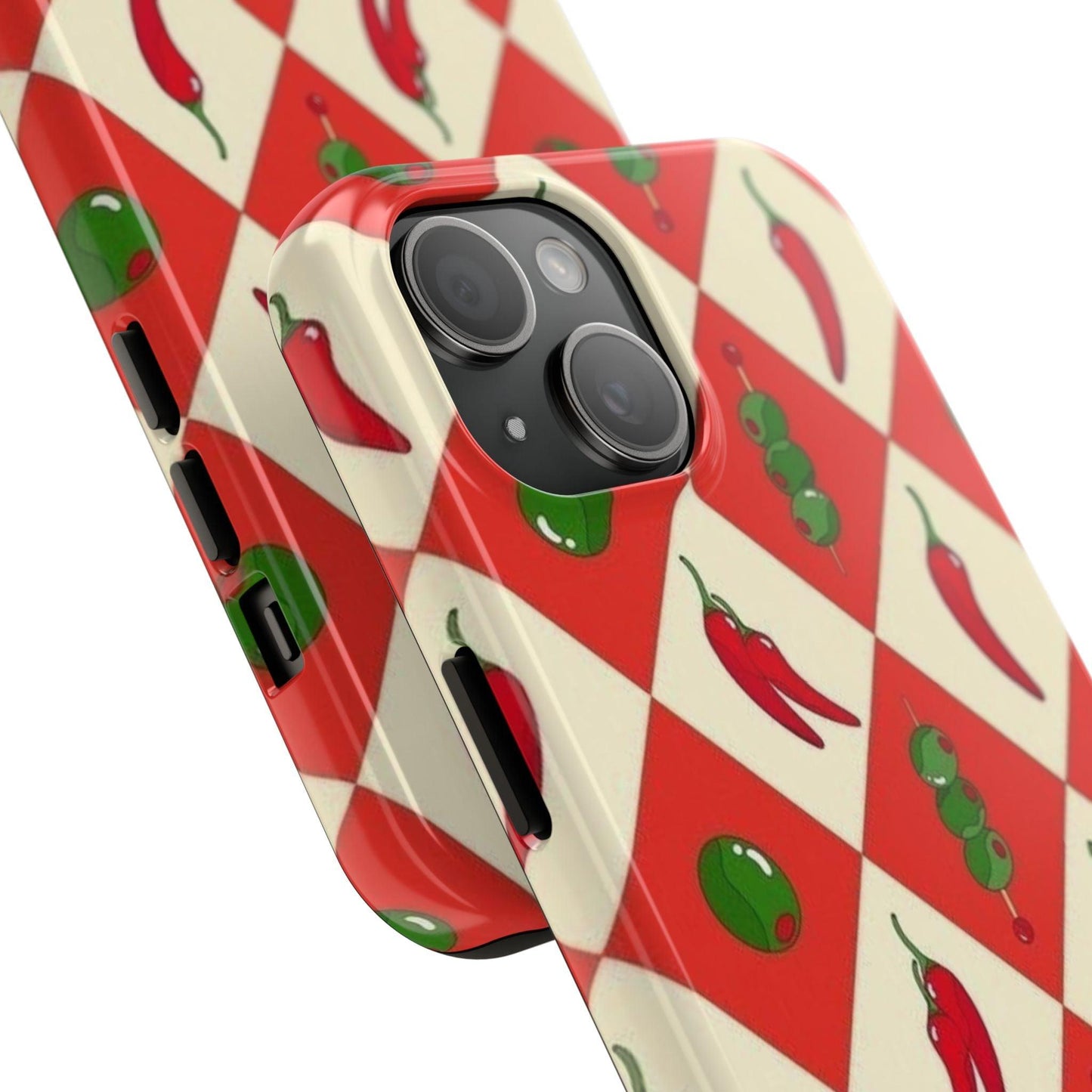 Red Chillies and Olives iPhone Cases - SmartHomeGoodies