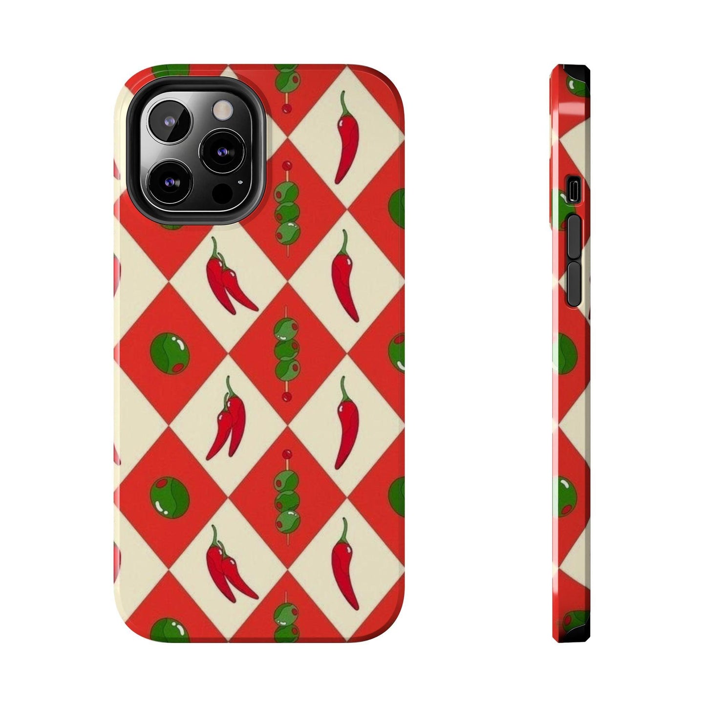 Red Chillies and Olives iPhone Cases - SmartHomeGoodies