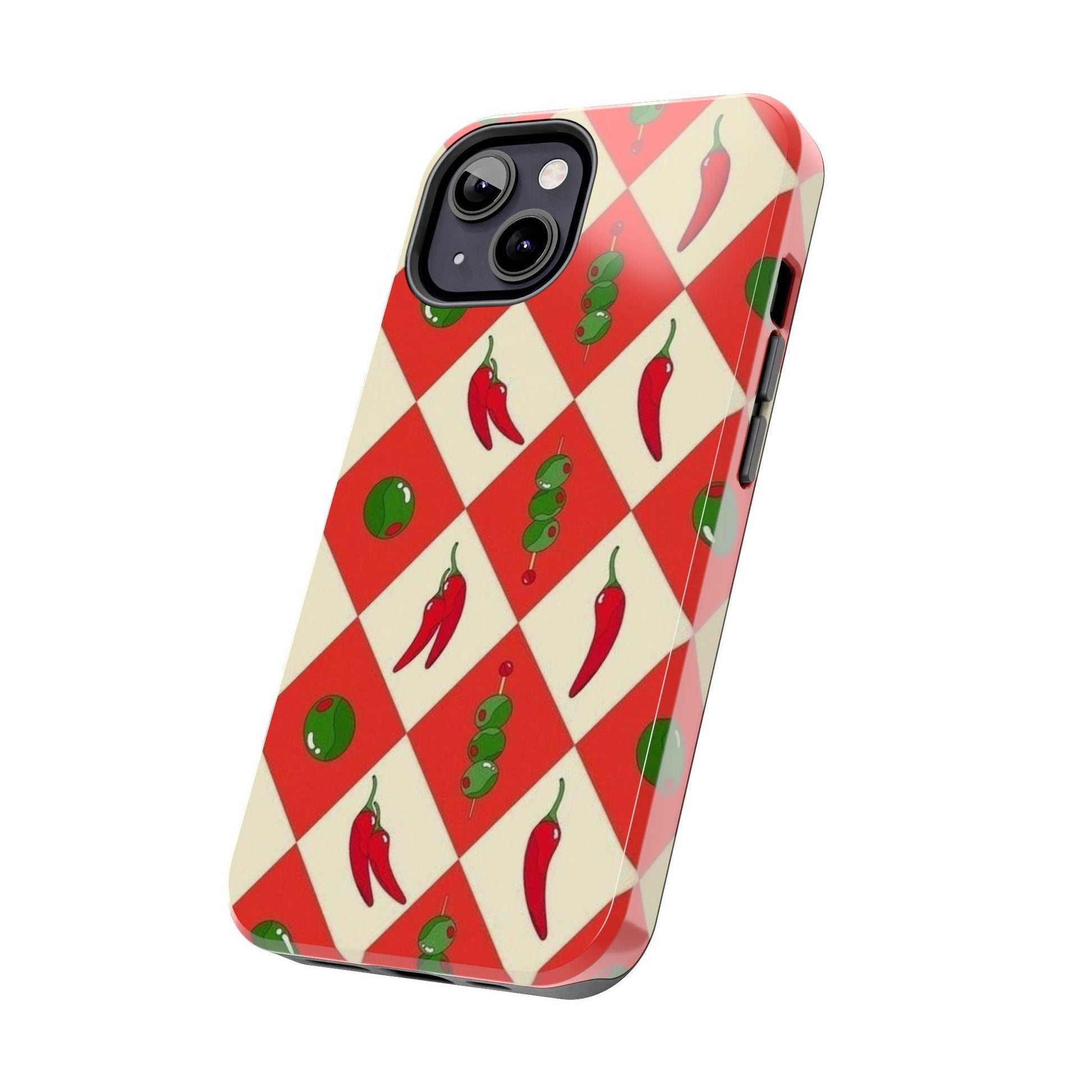 Red Chillies and Olives iPhone Cases - SmartHomeGoodies