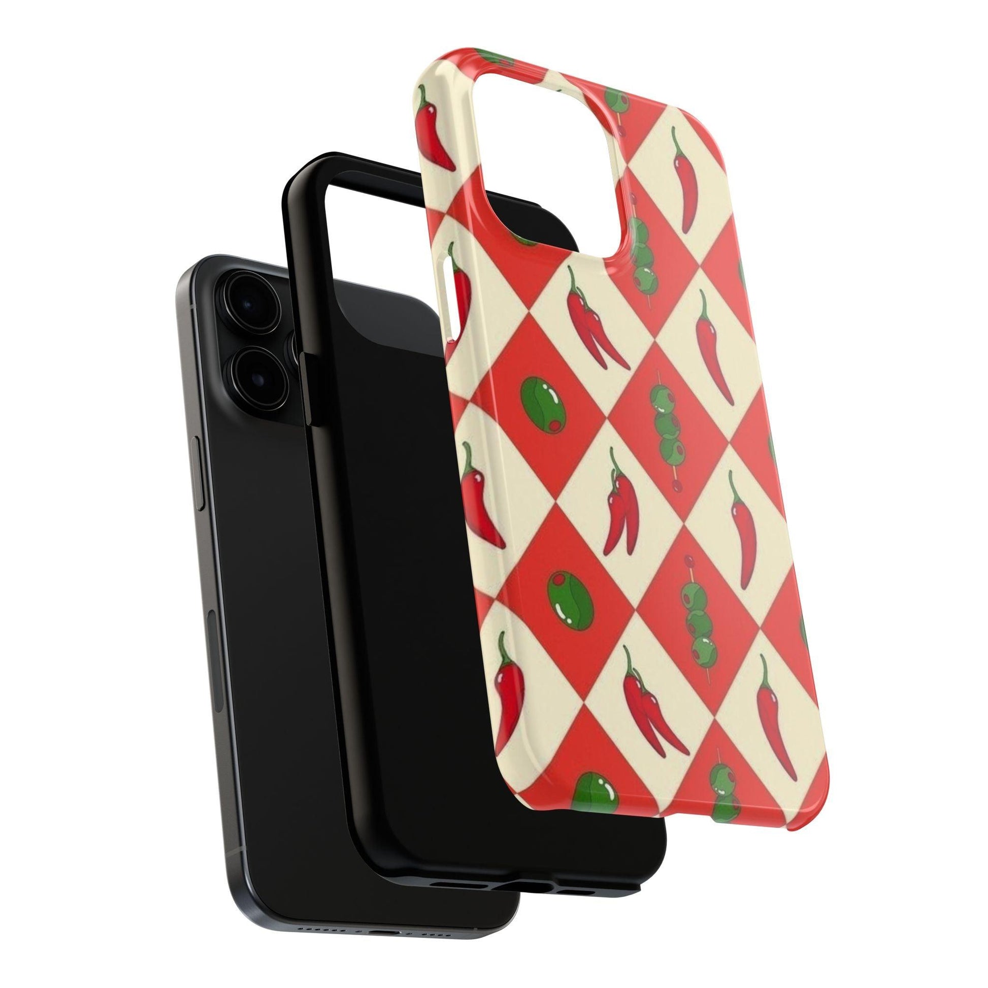 Red Chillies and Olives iPhone Cases - SmartHomeGoodies