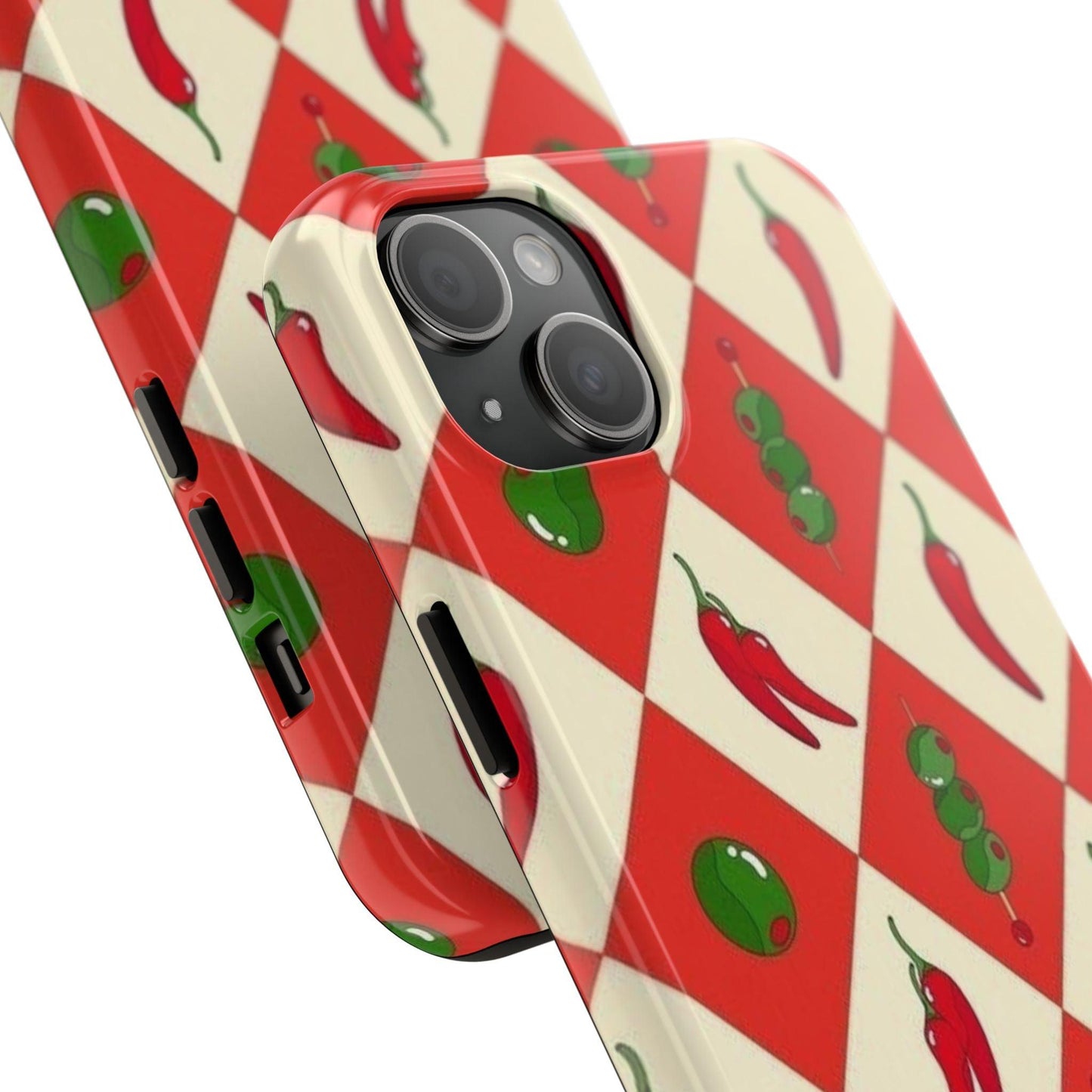 Red Chillies and Olives iPhone Cases - SmartHomeGoodies