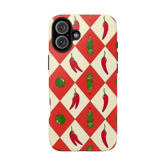 Red Chillies and Olives iPhone Cases - SmartHomeGoodies
