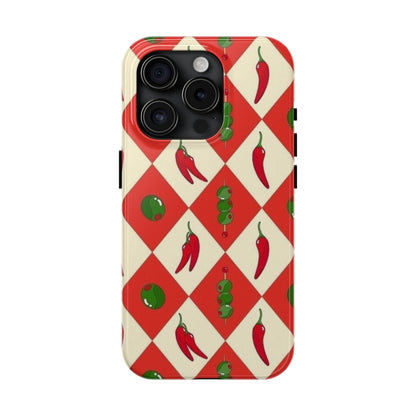 Red Chillies and Olives iPhone Cases - SmartHomeGoodies