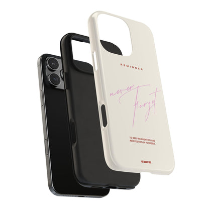 Reminder to Never Forget Tough iPhone Cases - SmartHomeGoodies