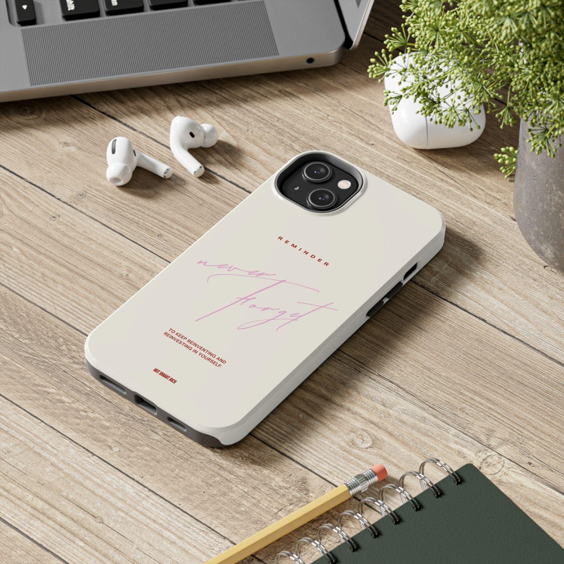 Reminder to Never Forget Tough iPhone Cases - SmartHomeGoodies