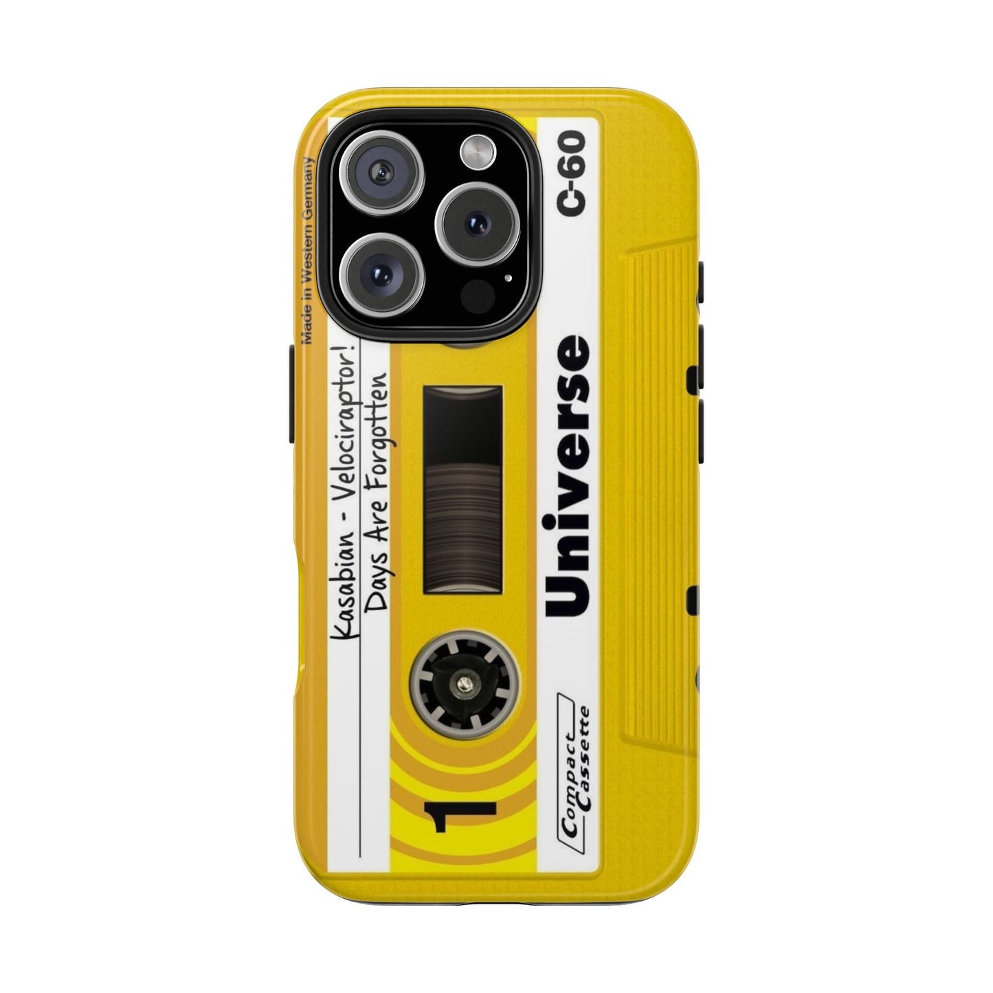 Retro Yellow Cassette Phone Case - SmartHomeGoodies