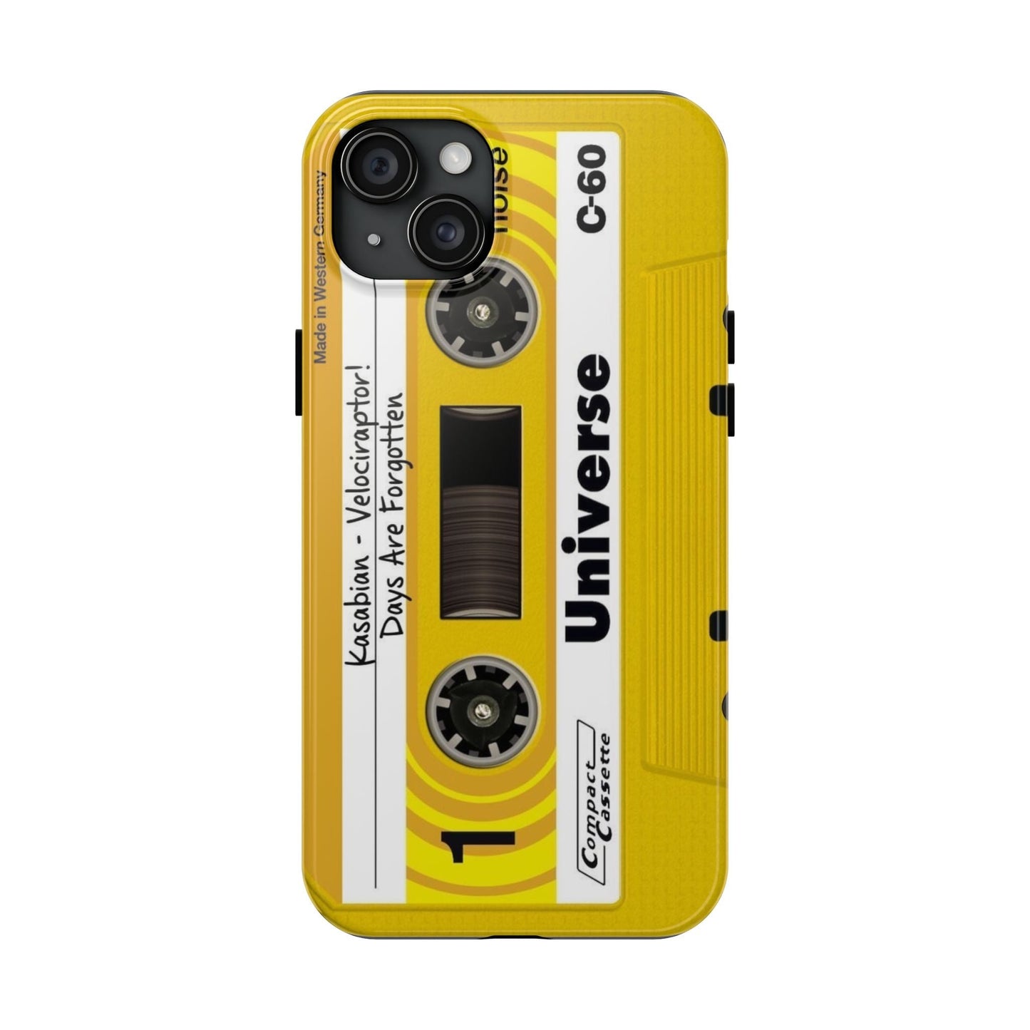 Retro Yellow Cassette Phone Case - SmartHomeGoodies