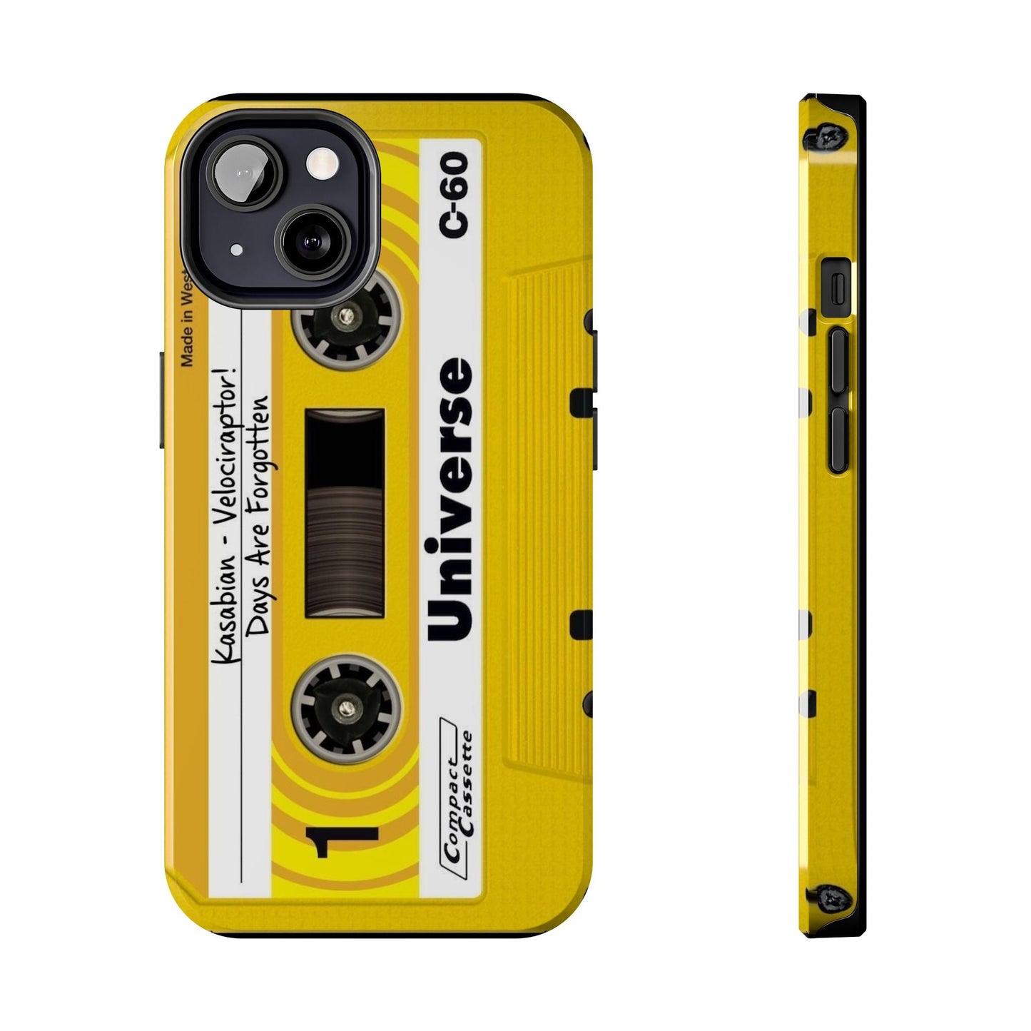 Retro Yellow Cassette Phone Case - SmartHomeGoodies