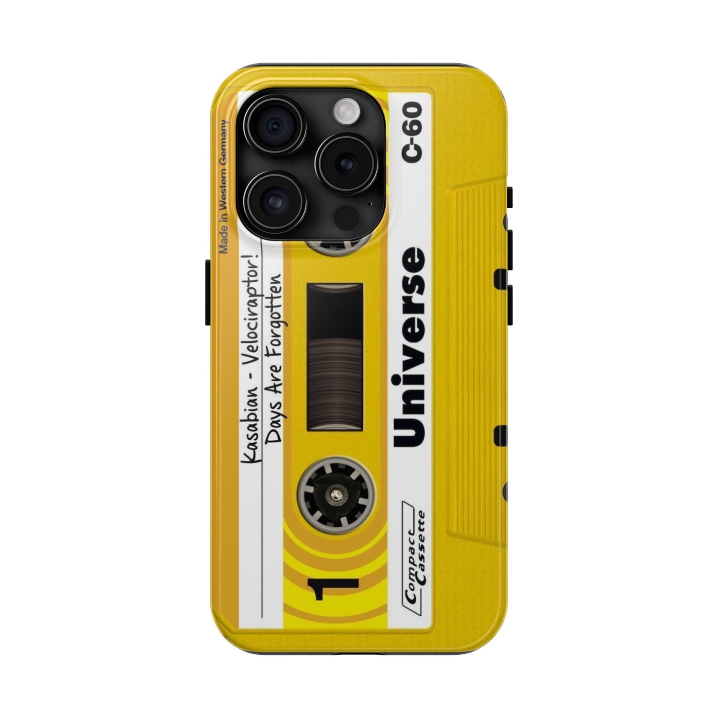 Retro Yellow Cassette Phone Case - SmartHomeGoodies