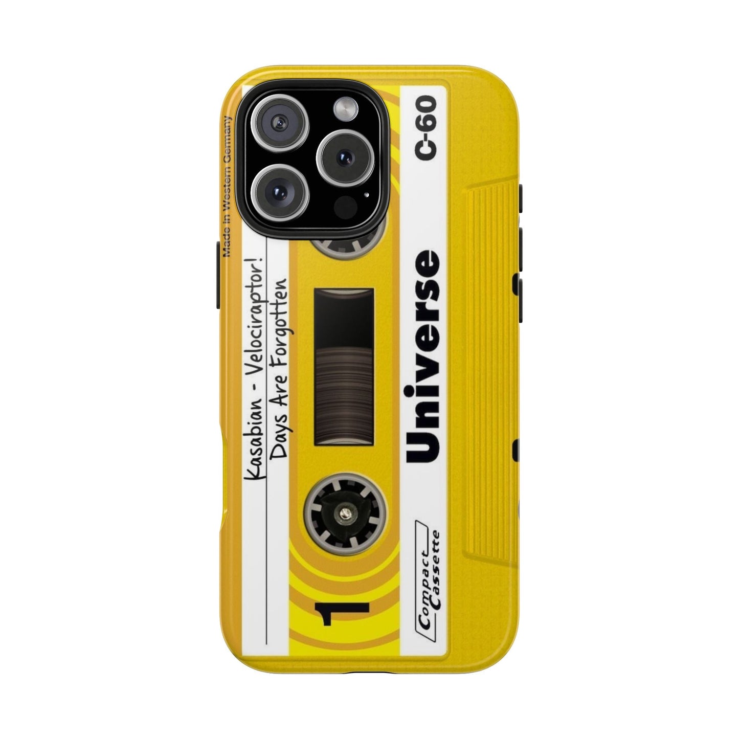 Retro Yellow Cassette Phone Case - SmartHomeGoodies