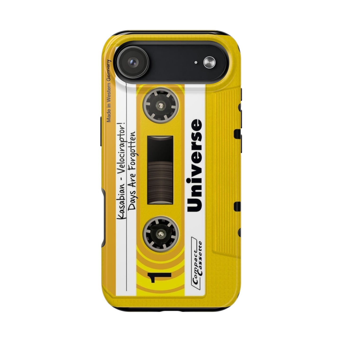 Retro Yellow Cassette Phone Case - SmartHomeGoodies