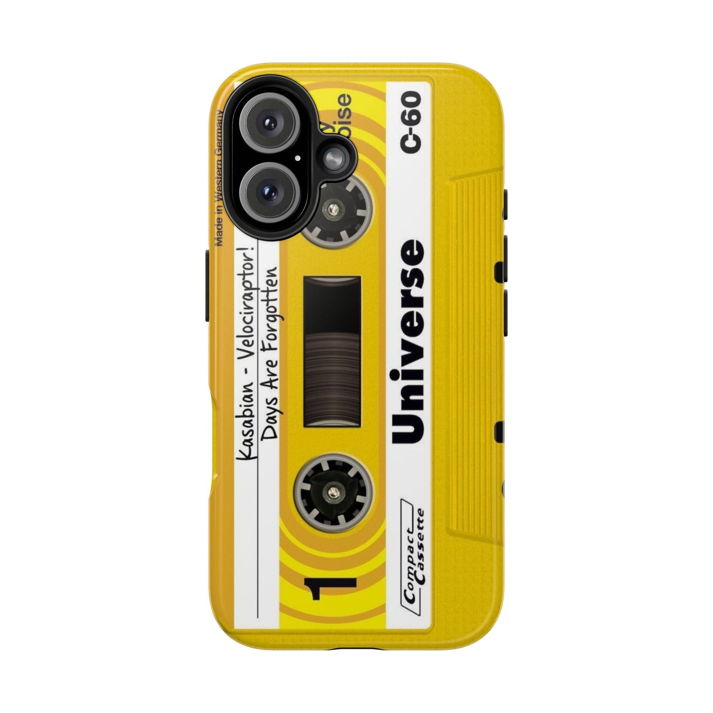 Retro Yellow Cassette Phone Case - SmartHomeGoodies