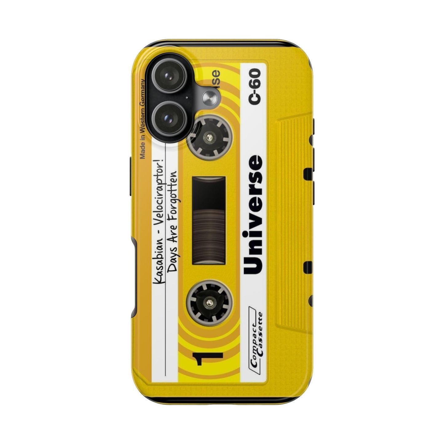 Retro Yellow Cassette Phone Case - SmartHomeGoodies