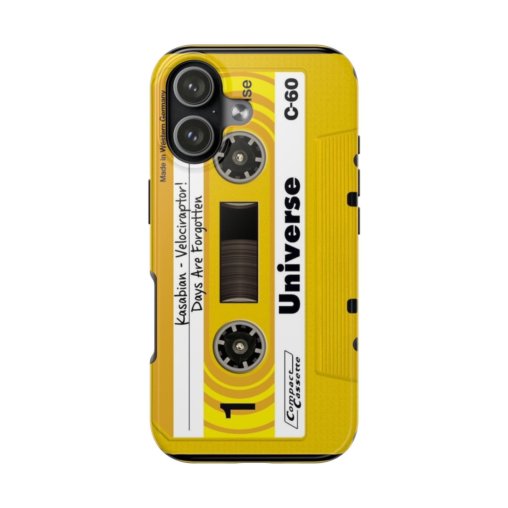 Retro Yellow Cassette Phone Case - SmartHomeGoodies