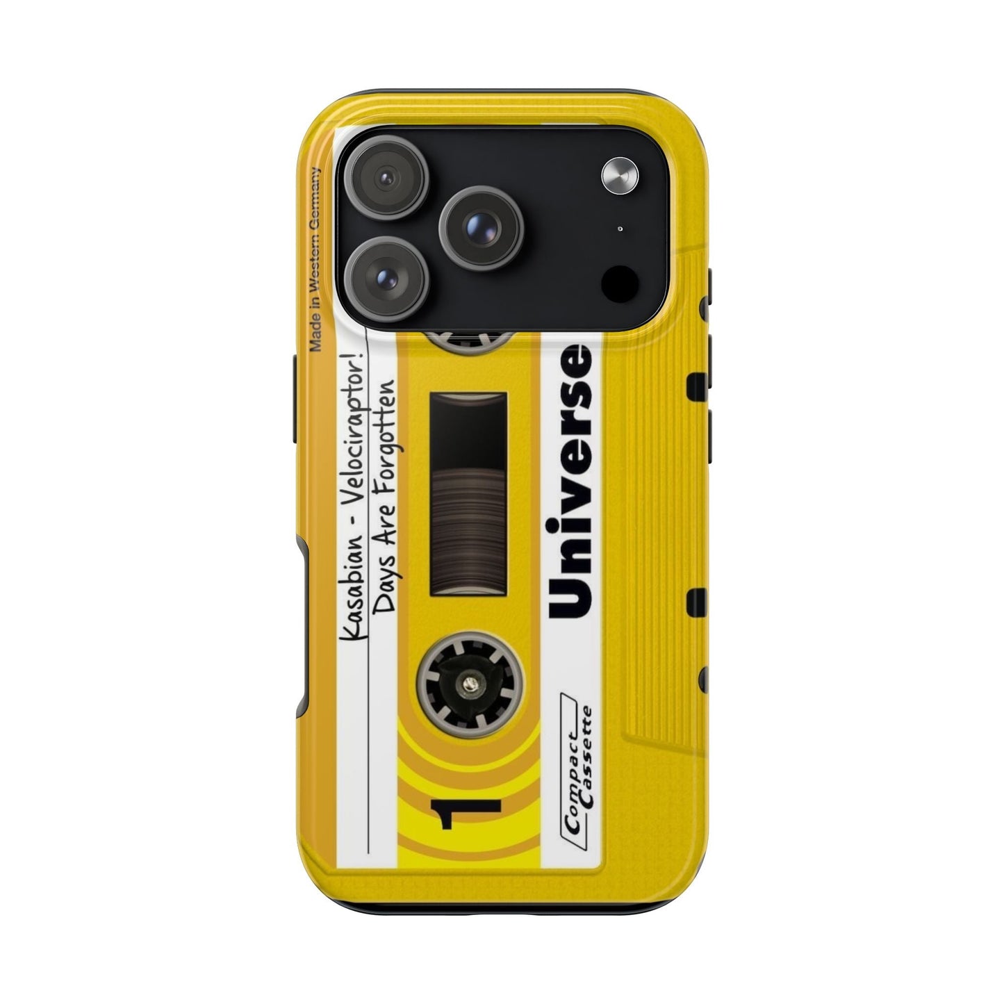 Retro Yellow Cassette Phone Case - SmartHomeGoodies