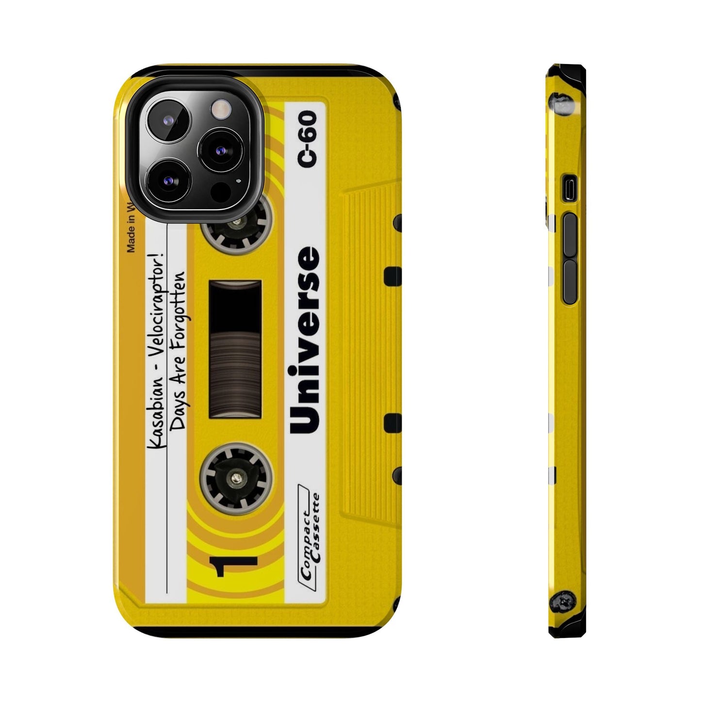 Retro Yellow Cassette Phone Case - SmartHomeGoodies