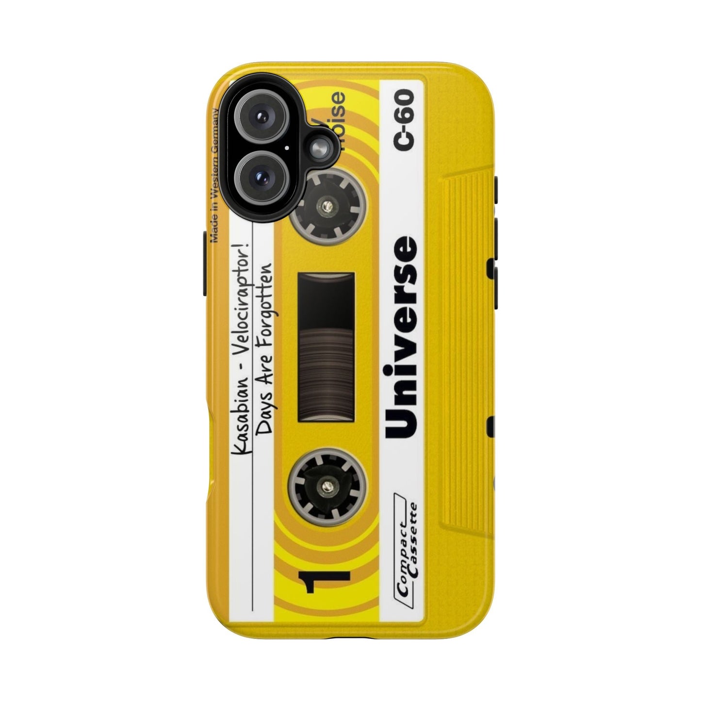 Retro Yellow Cassette Phone Case - SmartHomeGoodies