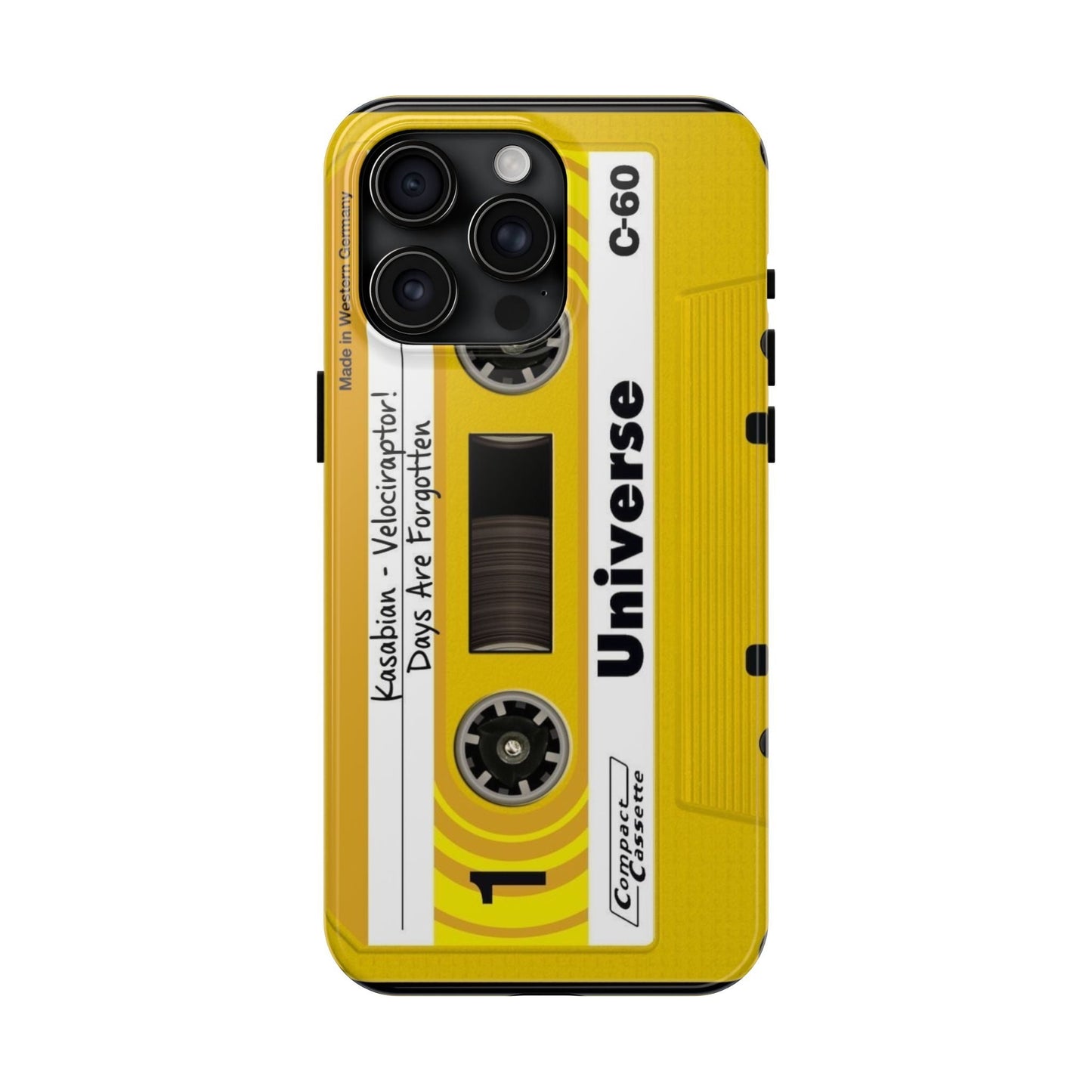 Retro Yellow Cassette Phone Case - SmartHomeGoodies