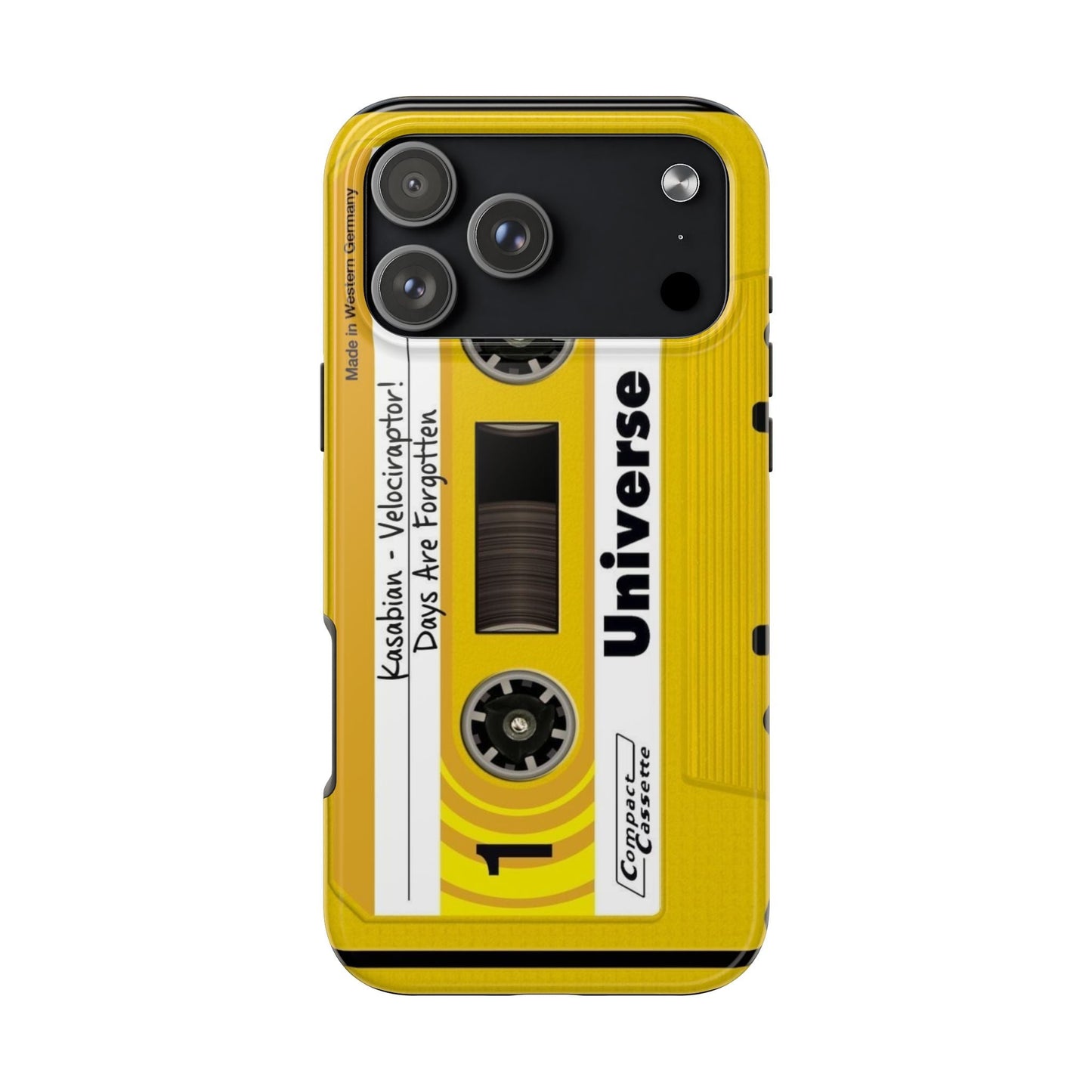 Retro Yellow Cassette Phone Case - SmartHomeGoodies