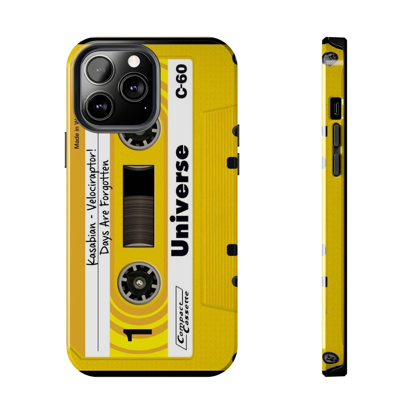 Retro Yellow Cassette Phone Case - SmartHomeGoodies
